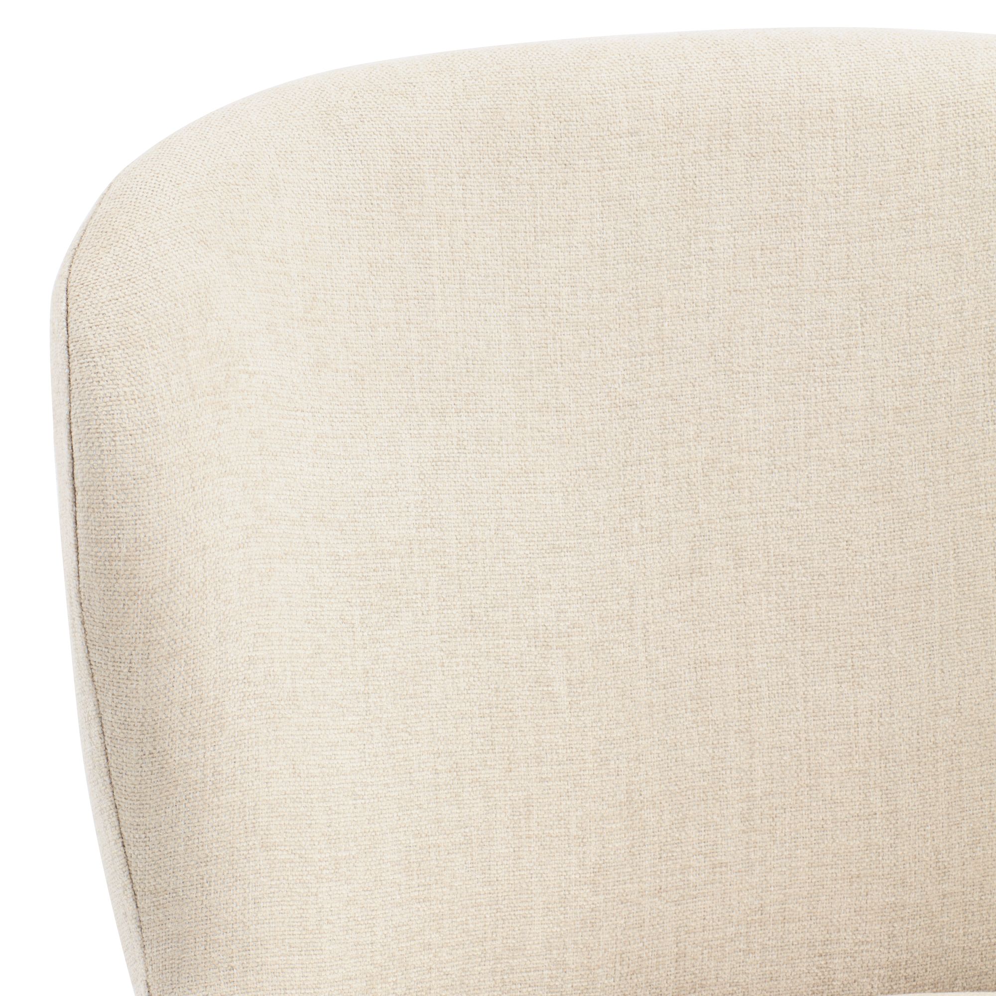 Image 3 Possini Euro Gia 26 1/2" High Valdese Oatmeal and Black Counter Stool more views