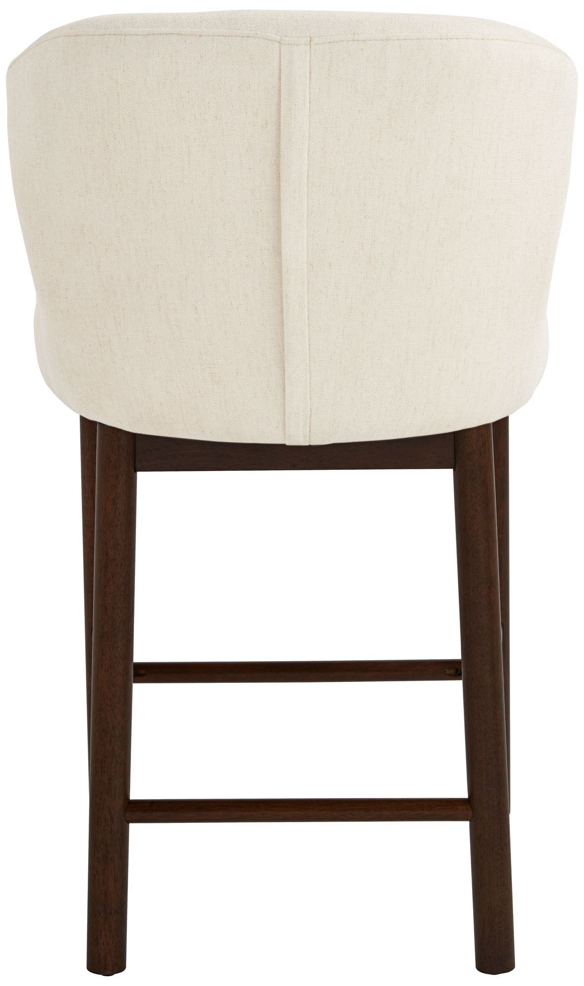 Possini Euro Gia 26 1/2"H Valdese Armstrong Walnut Counter Stool 2 Set in scene