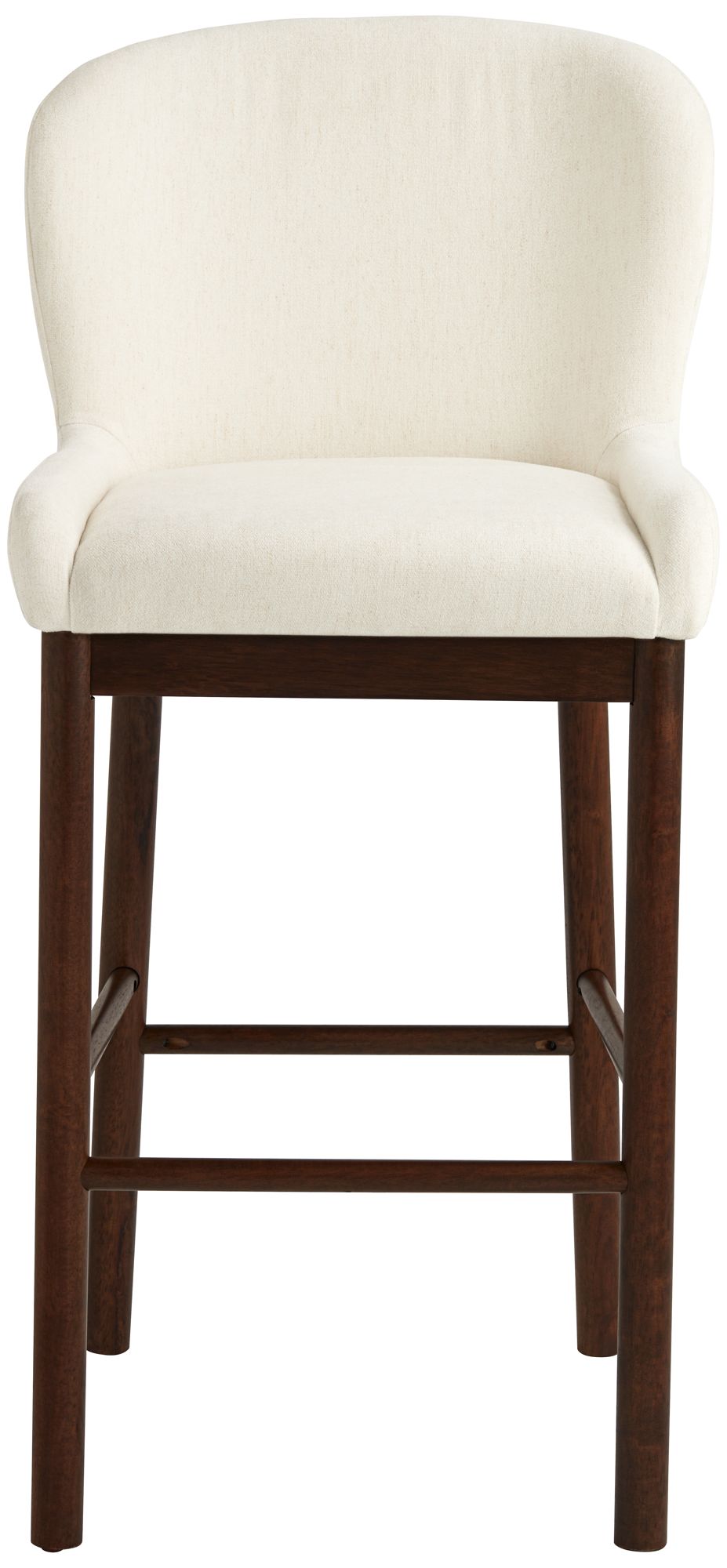 Possini Euro Gia 31" High Valdese Armstrong and Walnut Barstool in scene