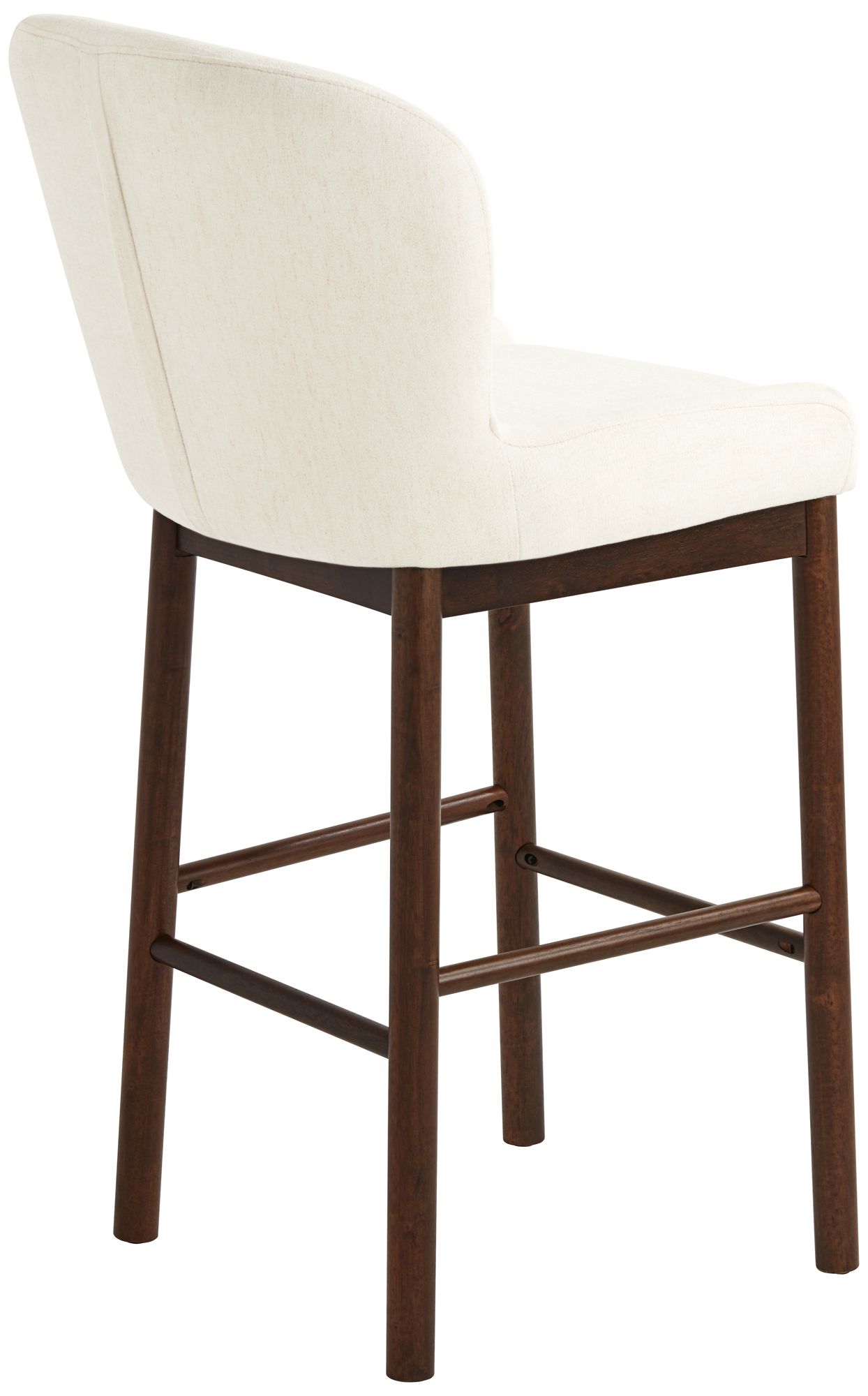 Possini Euro Gia 31" High Valdese Armstrong and Walnut Barstool in scene