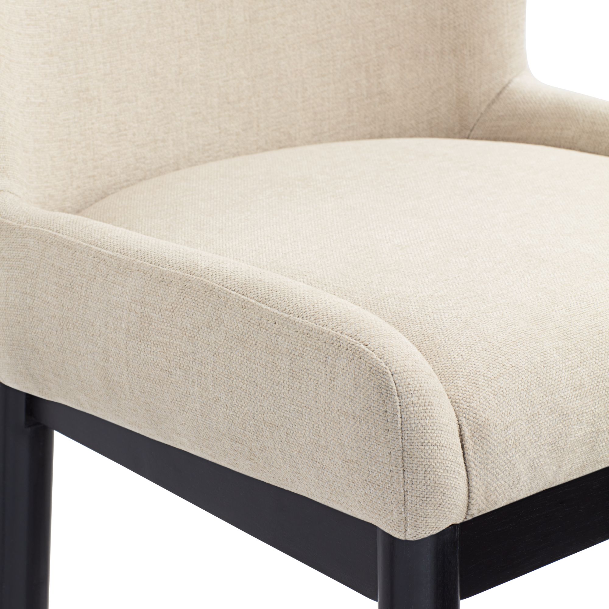 Image 4 Possini Euro Gia 31" High Valdese Oatmeal and Black Barstool more views