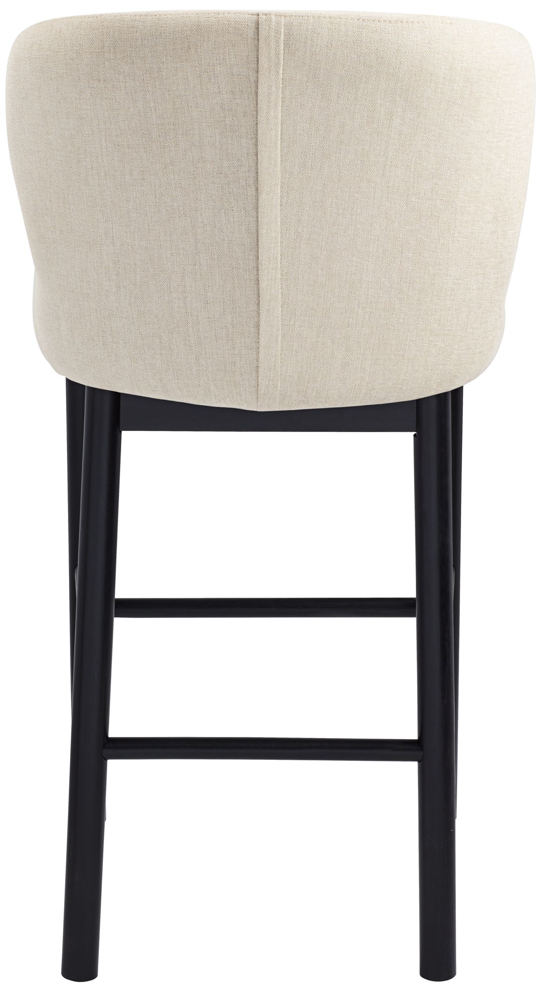Possini Euro Gia 31" High Valdese Oatmeal and Black Barstool