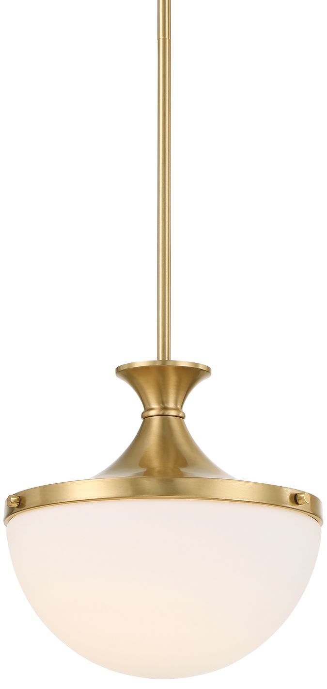 Image 2 Possini Euro Giacomo 11 1/2" Wide Warm Brass Mini Pendant Light