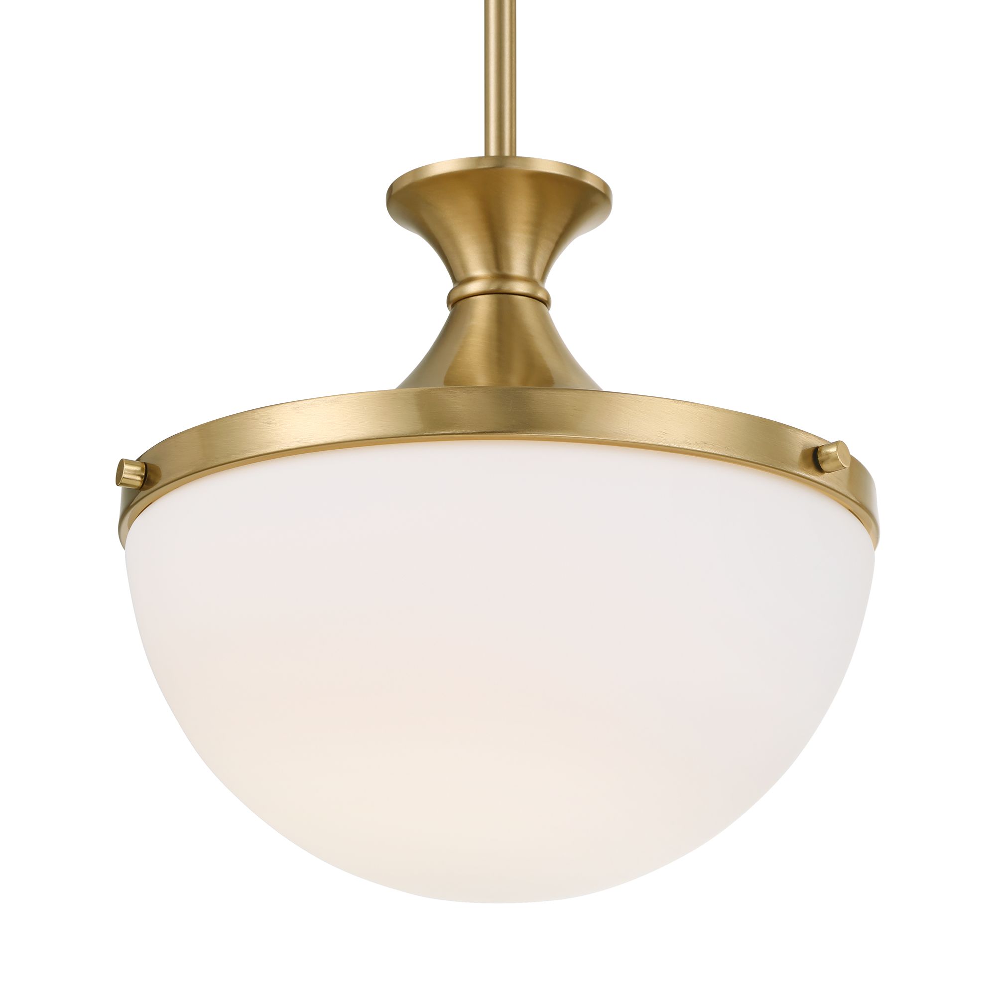 Image 3 Possini Euro Giacomo 11 1/2" Wide Warm Brass Mini Pendant Light more views