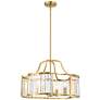 Watch A Video About the Possini Euro Gillian Soft Gold 4-Light Pendant