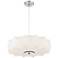 Possini Euro Glacier 20" Wide Contemporary White Pendant