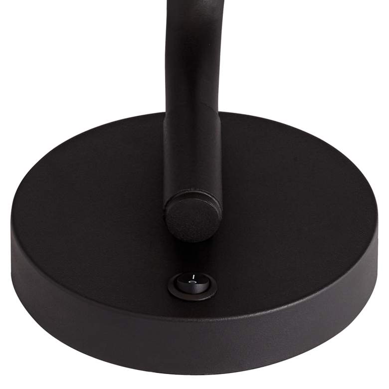 Image 5 Possini Euro Glasgow 29" High Black and Mica Downbridge Table Lamp more views