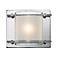 Possini Euro Glass Bands Collection 5 3/4" Wide Wall Sconce