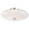 Possini Euro Glass Disk 15" Wide Round Ceiling Light