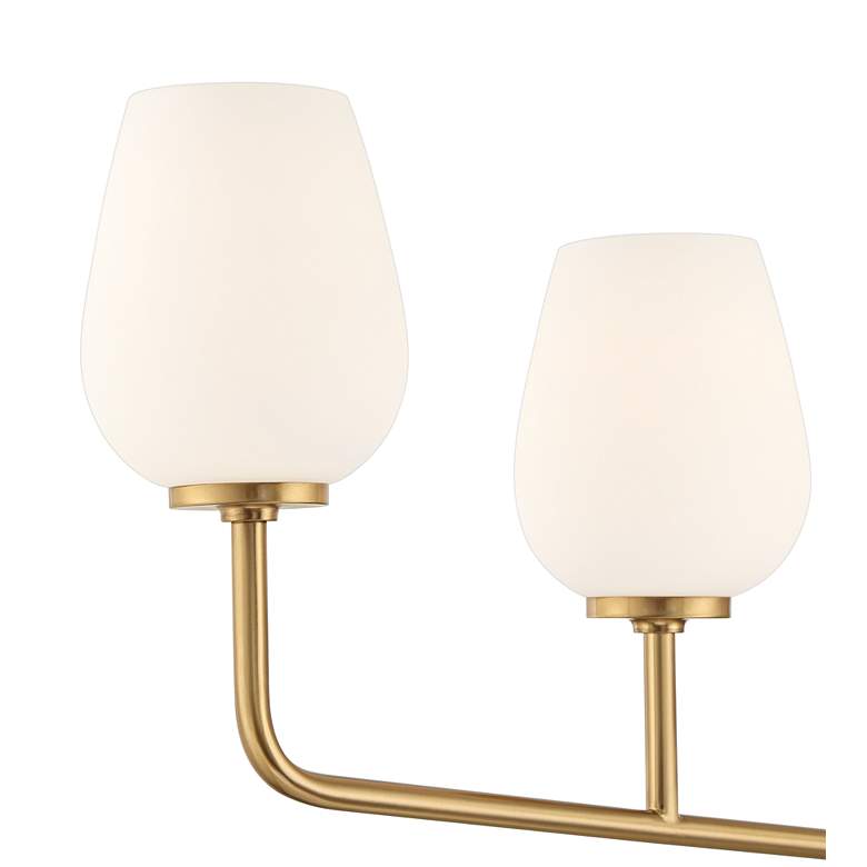 Image 3 Possini Euro Glaston 41 1/2" Wide Soft Gold 4-Light Island Chandelier more views