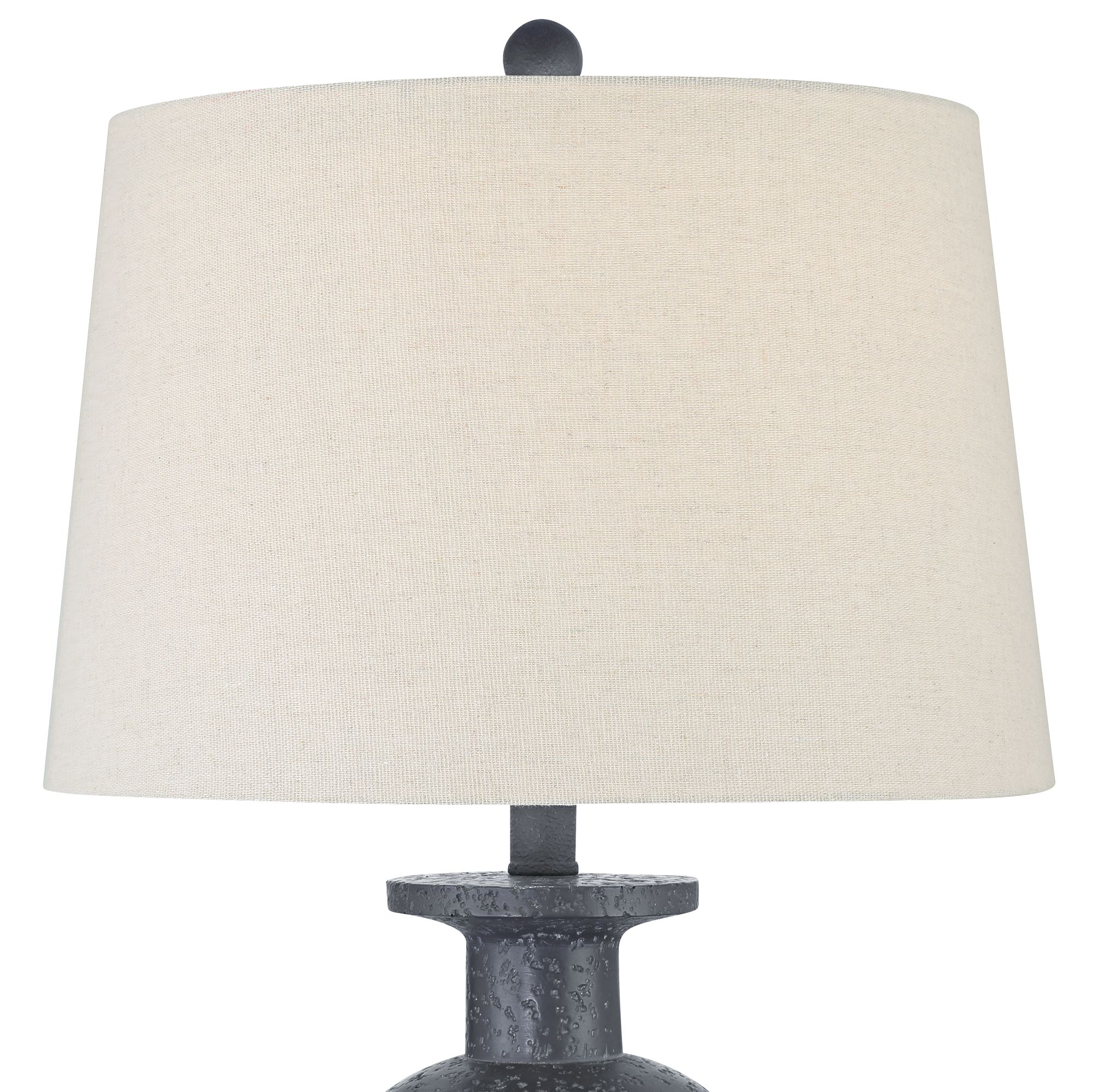 Image 4 Possini Euro Glenwood 28" Charcoal Gray Table Lamps Set of 2 more views