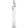 Possini Euro Glitz Crystal and Chrome 3-Tier Floor Lamp