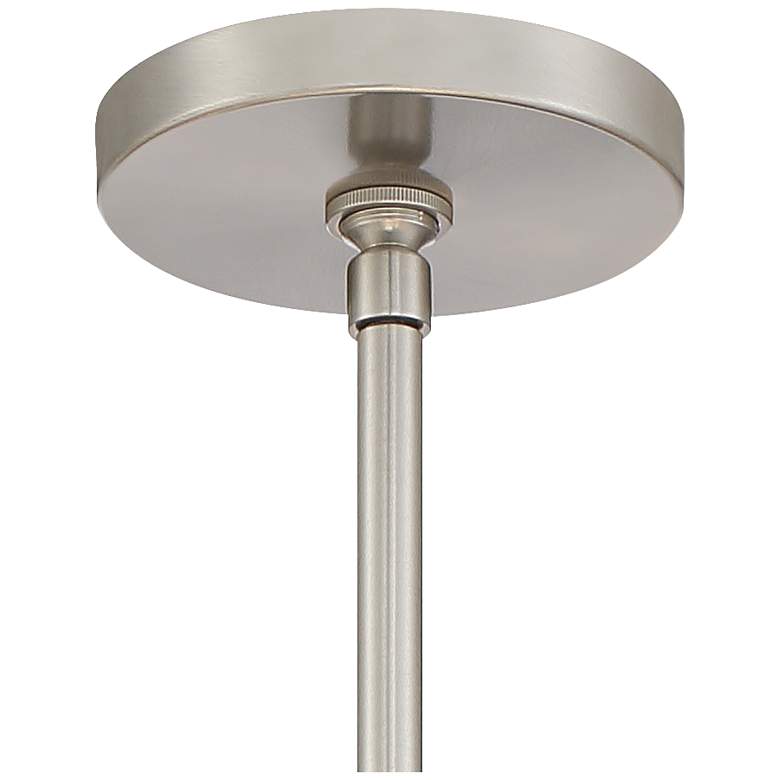 Image 4 Possini Euro Glover 21 inch Wide Brushed Nickel 4-Light Modern Pendant more views