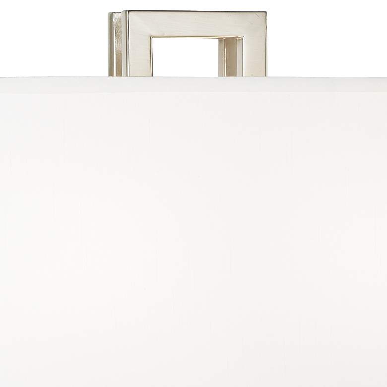 Image 2 Possini Euro Gossard 30" Rectangle Brushed Nickel Table Lamps Set of 2 more views