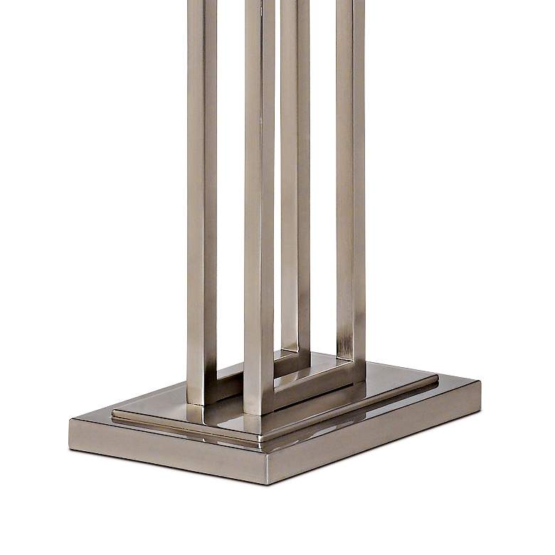 Image 5 Possini Euro Gossard 62" Modern Brushed Nickel Floor Lamp more views
