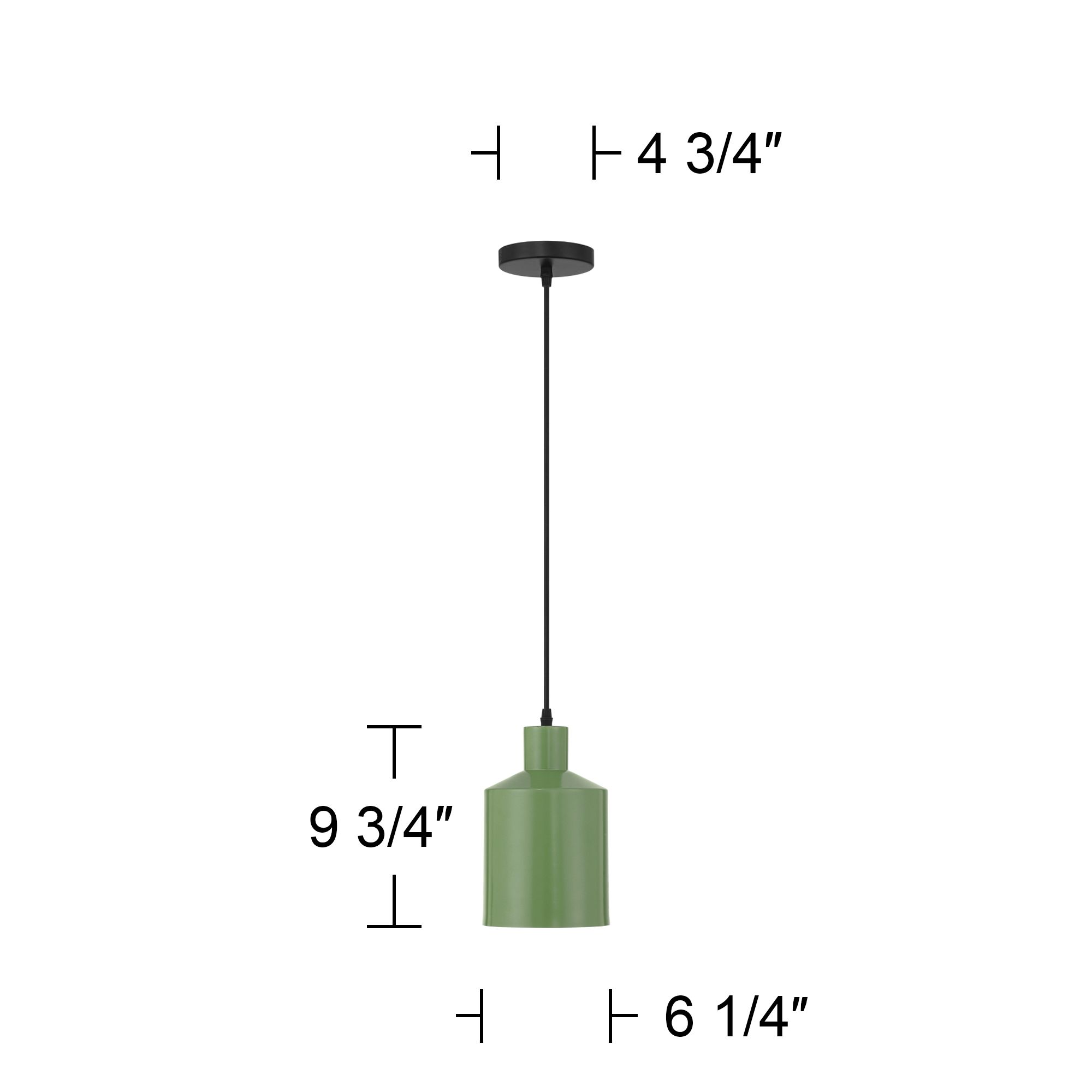Possini Euro Gotch 6 1/4" Wide Green Mini Pendant Light