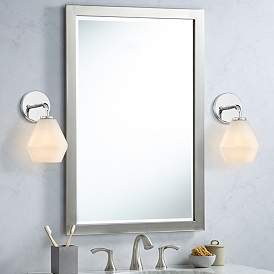 Image1 of Possini Euro Grace 10 3/4" High Chrome Wall Sconce Set of 2