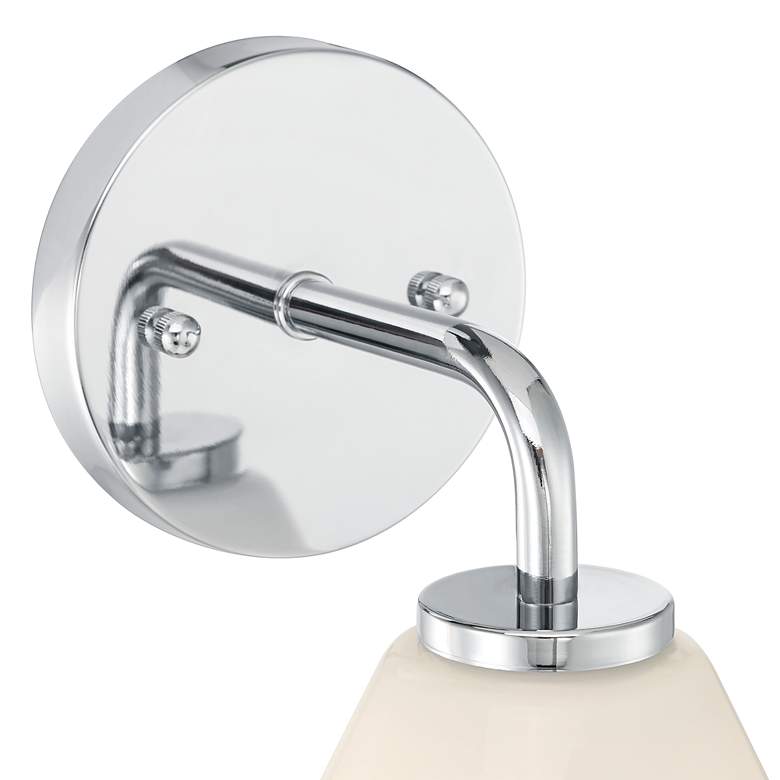 Image 3 Possini Euro Grace 10 3/4" High Chrome Wall Sconce Set of 2 more views