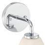 Thumbnail3 of Possini Euro Grace 10 3/4" High Chrome Wall Sconce Set of 2 more views