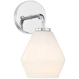 Image5 of Possini Euro Grace 10 3/4" High Chrome Wall Sconce Set of 2 more views