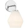 5_Possini Euro Grace 10 3/4" High Chrome Wall Sconce Set of 2 more views