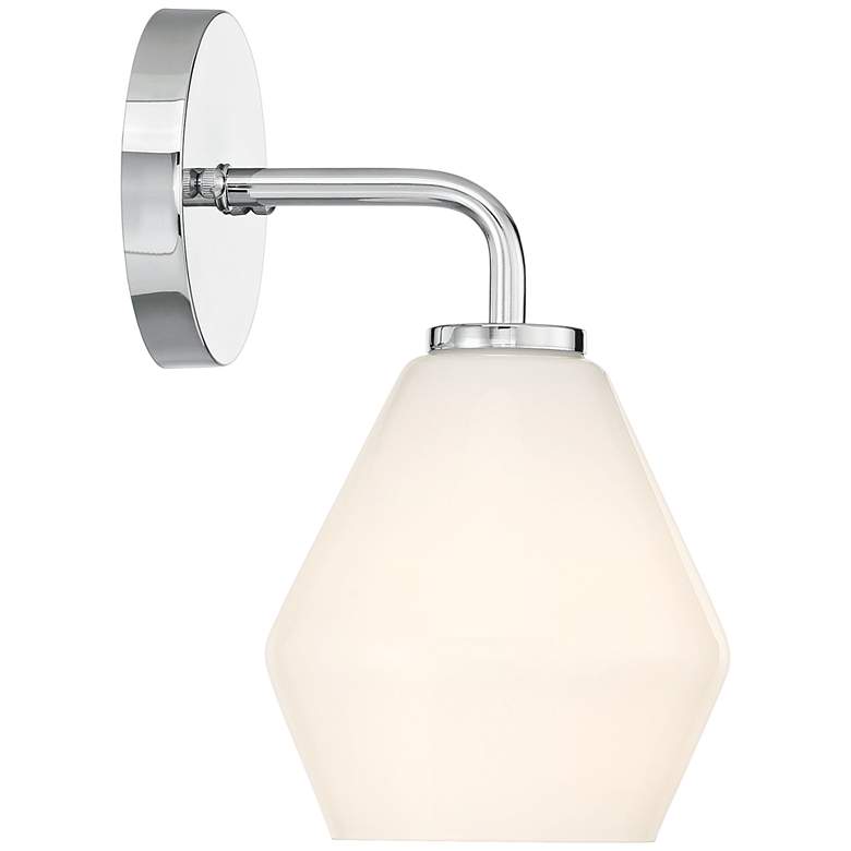 Image 7 Possini Euro Grace 10 3/4" High Chrome Wall Sconce Set of 2 more views