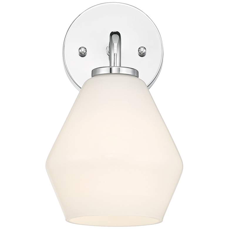Image 5 Possini Euro Grace 10 3/4" High Chrome Wall Sconce more views
