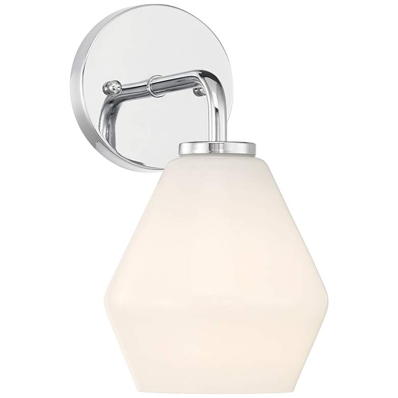 Image 6 Possini Euro Grace 10 3/4" High Chrome Wall Sconce more views