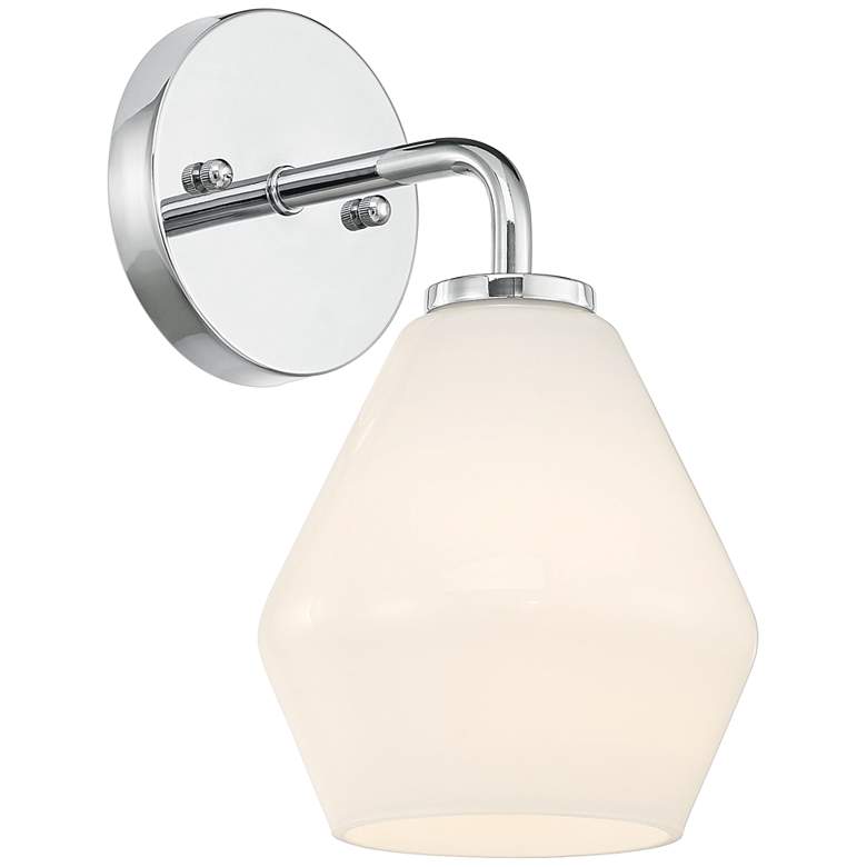 Image 7 Possini Euro Grace 10 3/4" High Chrome Wall Sconce more views