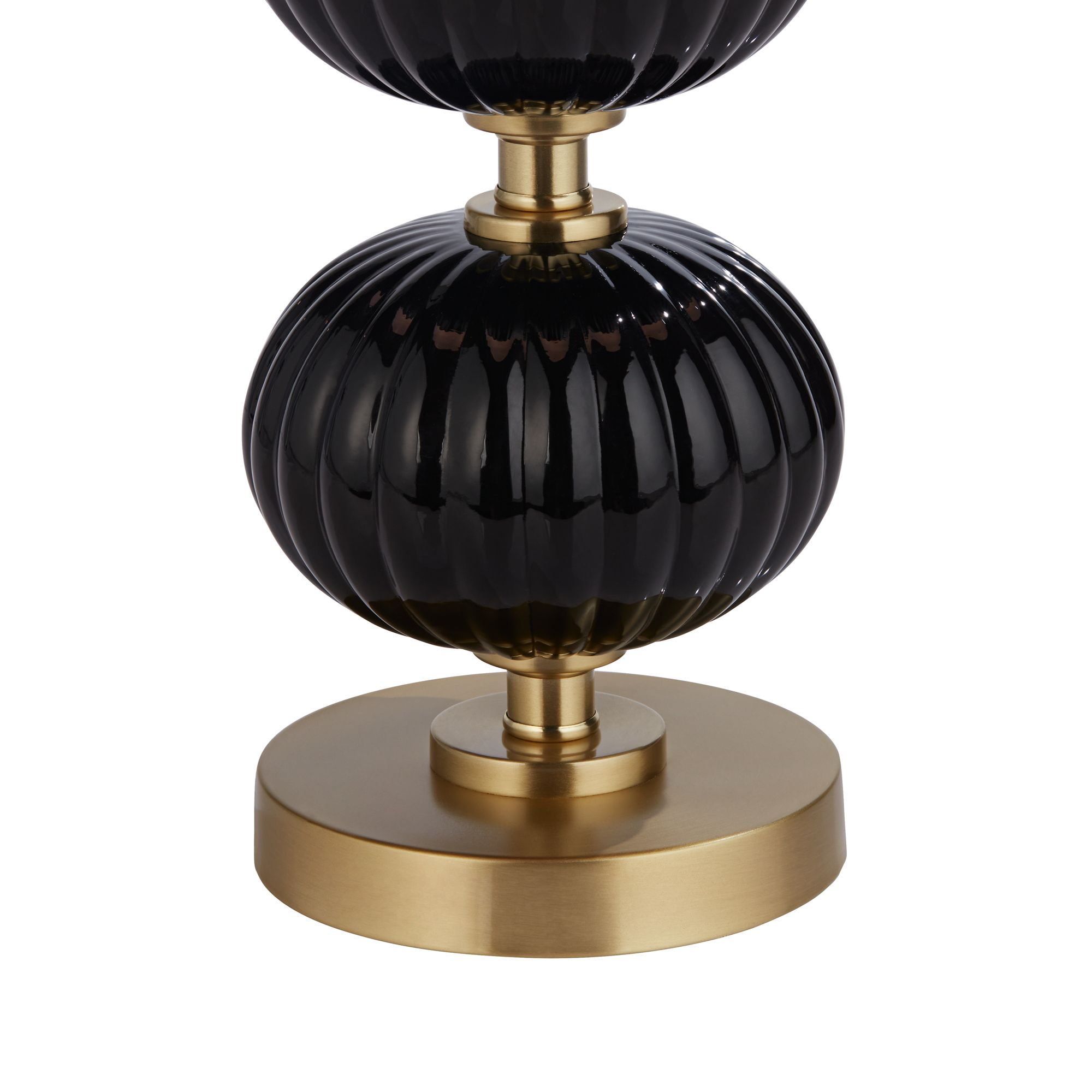 Watch A Video About the Possini Euro Grace Black Glass Table Lamp