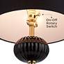5_Possini Euro Grace 30" High Black Glass Table Lamp Set of 2 more views