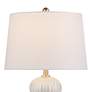 4_Possini Euro Grace 30" High Pearl White Glass Table Lamp Set of 2 more views