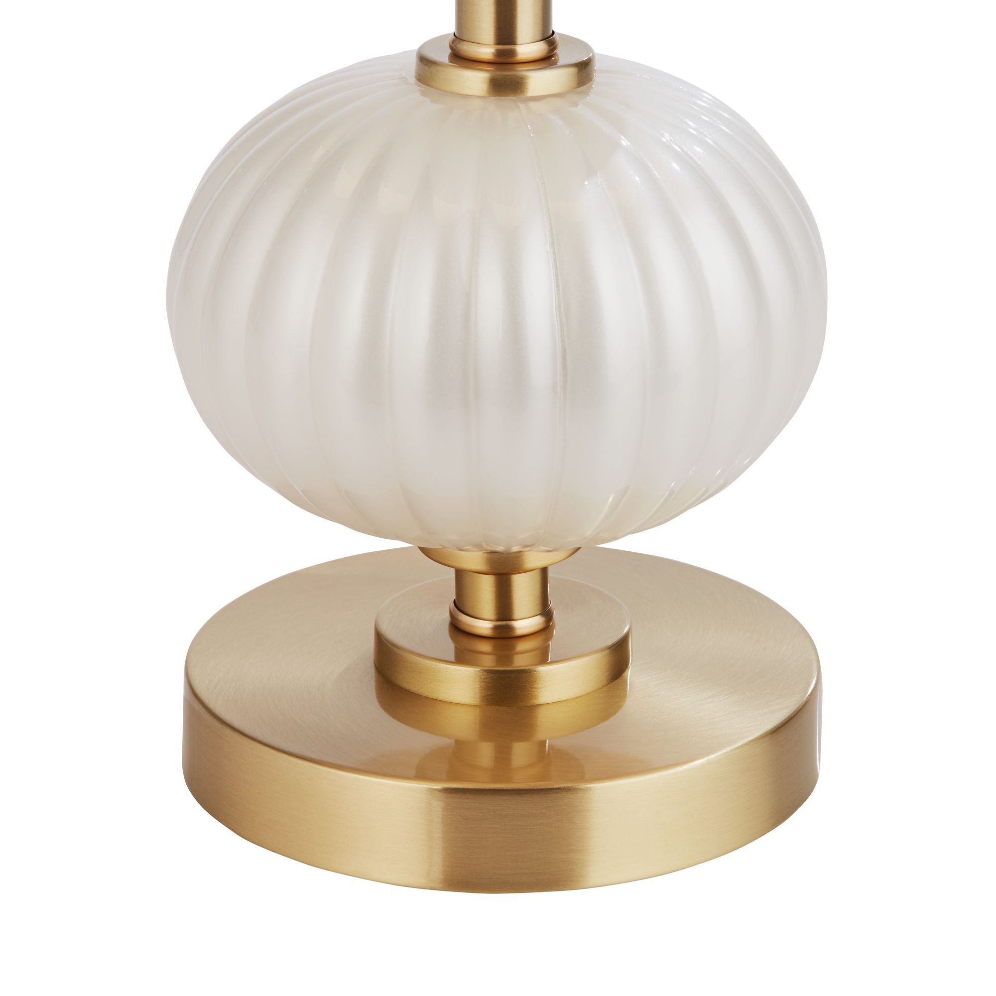 Image 7 Possini Euro Grace 30" High Pearl White Glass Table Lamp with Dimmer more views