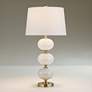 1_Possini Euro Grace 30" High Pearl White Glass Table Lamp