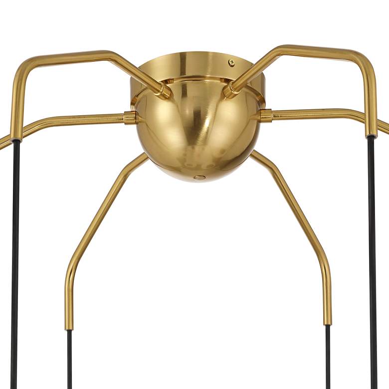 Image 5 Possini Euro Graham 36" Wide Gold 6-Light Chandelier more views