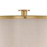 Thumbnail4 of Possini Euro Granview 32 1/2" Brass Column Modern Luxe Table Lamp more views