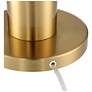 Watch A Video About the Possini Euro Granview Brass Column Modern Luxe Table Lamp