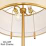 5_Possini Euro Granview 66" High Glass Table Floor Lamp with USB Ports more views
