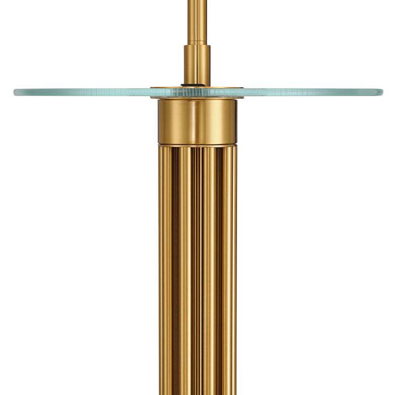 Image 7 Possini Euro Granview 66" High Glass Table Floor Lamp with USB Ports more views