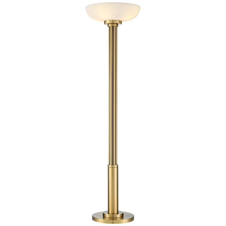 Image 3 Possini Euro Granview 70" Gold Light Blaster™ 4-Light Torchiere