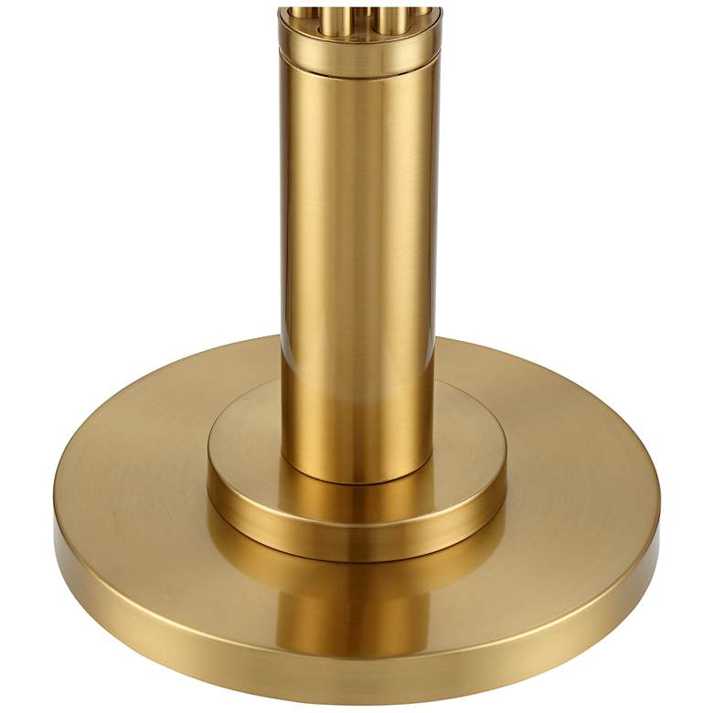 Image 5 Possini Euro Granview Brass 70 1/2" Tall Floor Lamp with Double Shade more views