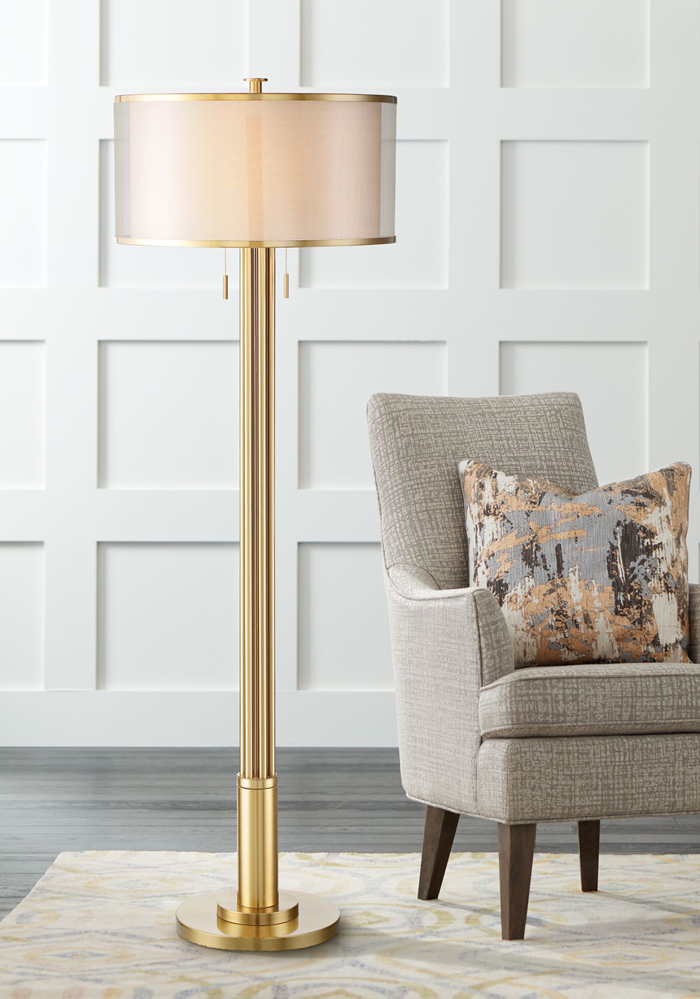 washi floor lamp