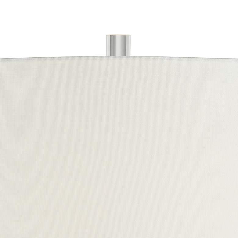 Image 3 Possini Euro Gray Brushstrokes 33 1/2" Modern Ceramic Table Lamp more views