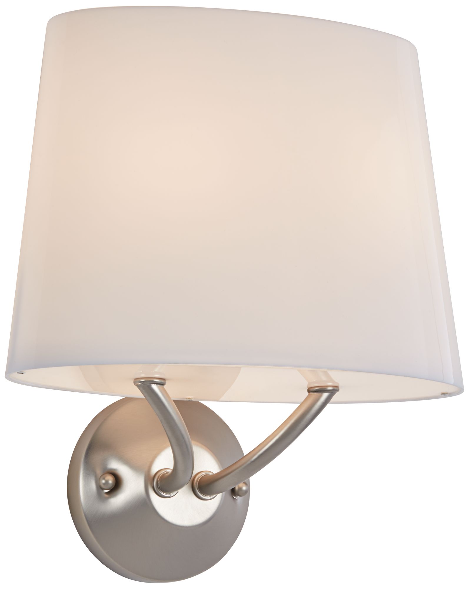 Image 2 Possini Euro Grenfell 11 3/4" High Brushed Nickel Wall Sconce