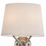 3_Possini Euro Grenfell 11 3/4" High Brushed Nickel Wall Sconce more views