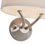 4_Possini Euro Grenfell 11 3/4" High Brushed Nickel Wall Sconce more views