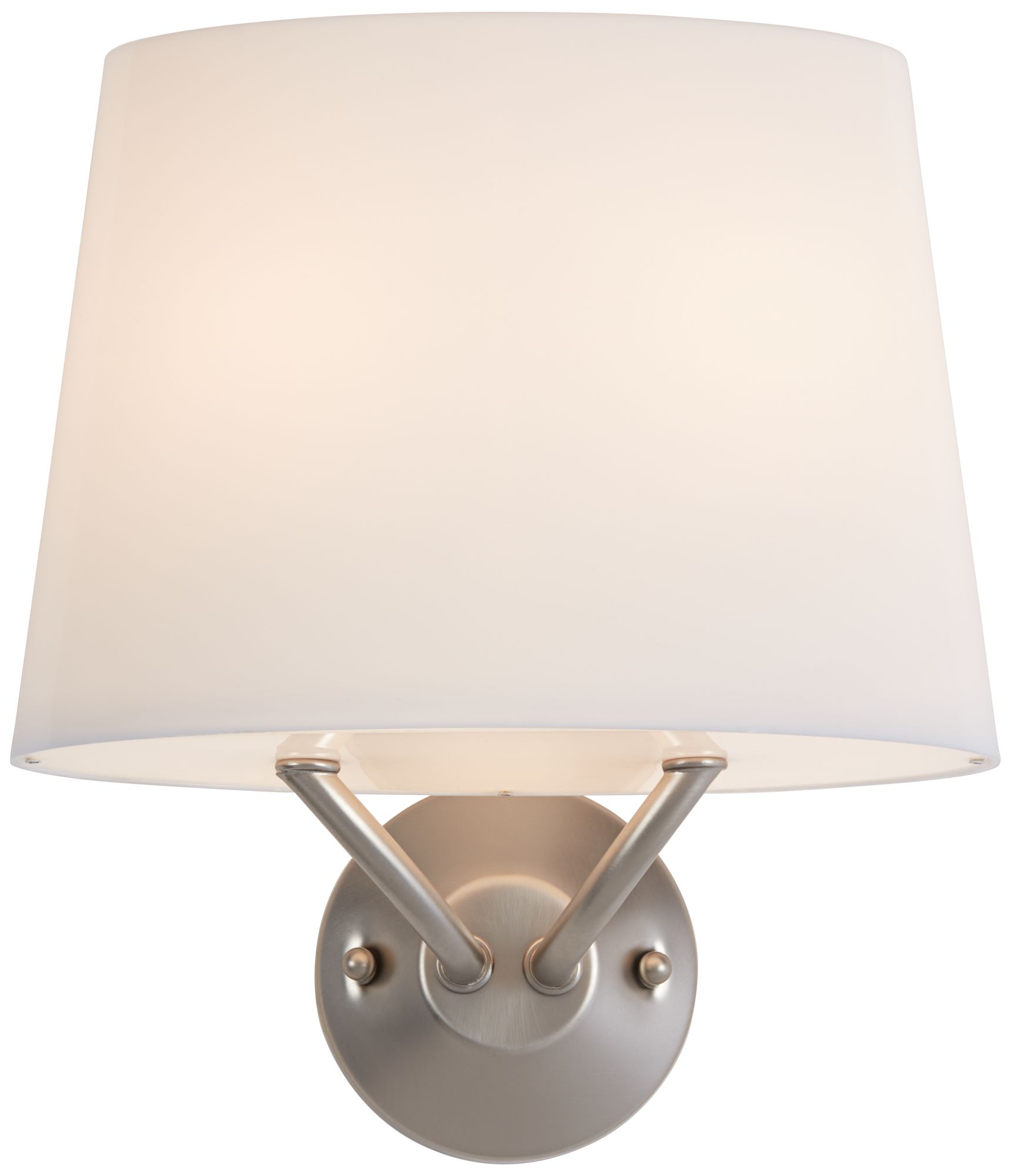 Image 5 Possini Euro Grenfell 11 3/4" High Brushed Nickel Wall Sconce more views