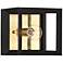 Possini Euro Gretna 6"H Boxed Black and Gold Wall Sconce