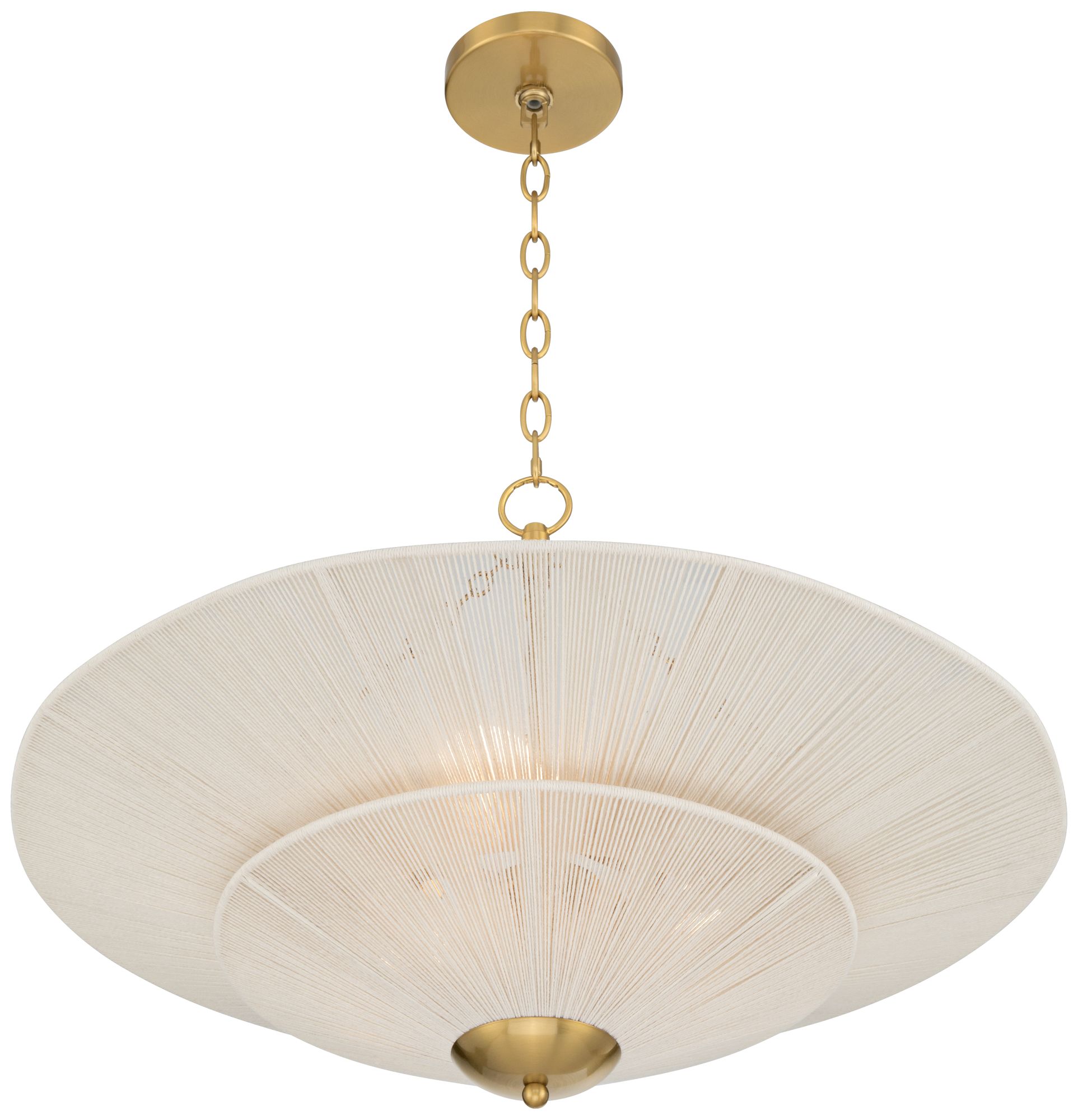 Watch A Video About the Possini Euro Griner Burnished Brass 3 Light String Chandelier
