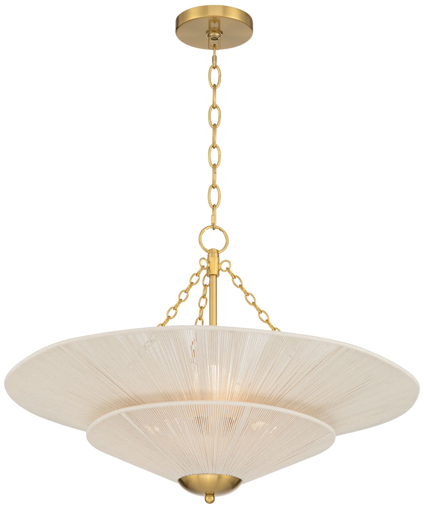 Watch A Video About the Possini Euro Griner Burnished Brass 3 Light String Chandelier